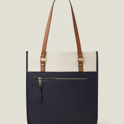 Colour Block Tote Bag