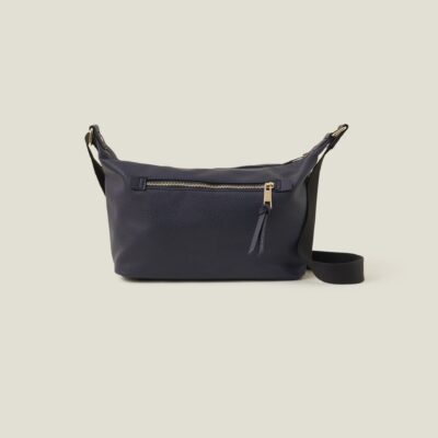 Slouchy Webbing Strap Bag Blue