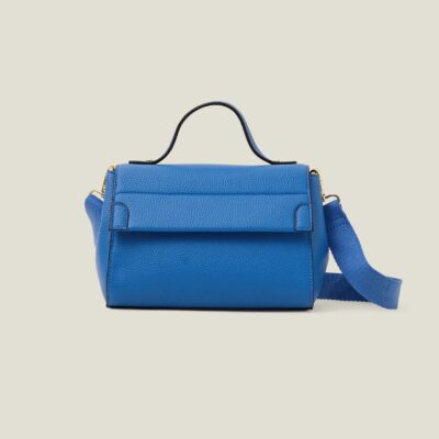 Top Handle Cross-Body Bag Blue