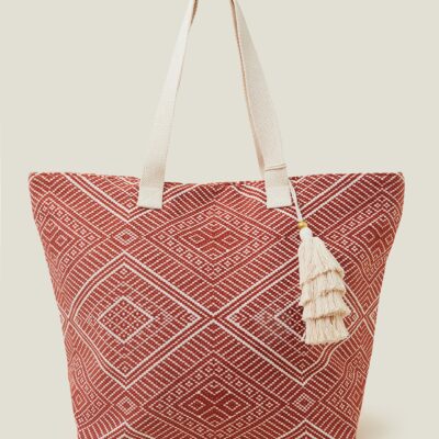 Jacquard Tote Bag