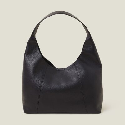 Leather Scoop Shoulder Bag