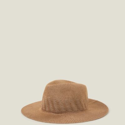 Packable Fedora Tan