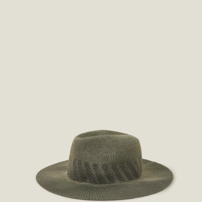 Packable Fedora Green