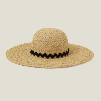 Floppy Hat with Ric Rac Trim