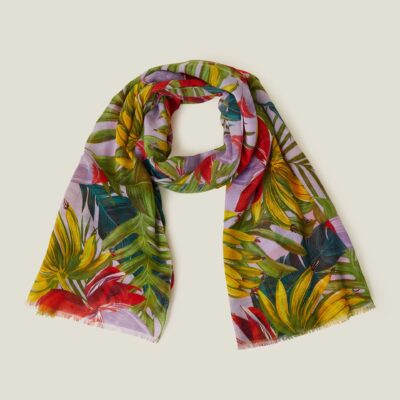 Tropical Print Scarf