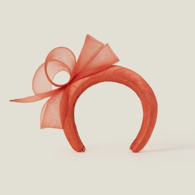 Beatrice Occasion Headband Orange