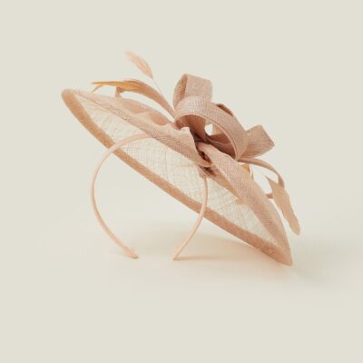 Penelope Sin Bow Fascinator Pink