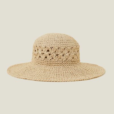 Loose Weave Floppy Hat