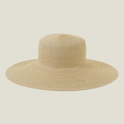 Straw Boater Floppy Hat