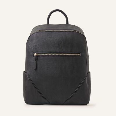 Classic Zip Around Backpack Black