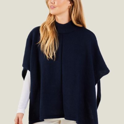 Turtle Neck Poncho