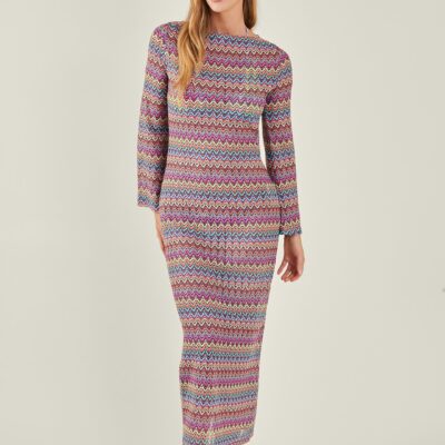 Zig Zag Crochet Dress