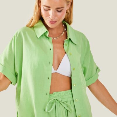 Beach Shirt Green